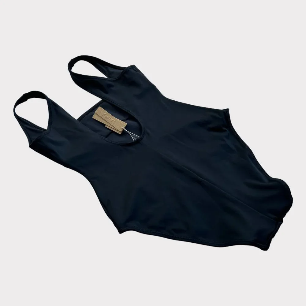 NWT SKIMS Shaping Swim Tank One Piece in Onyx Size Small